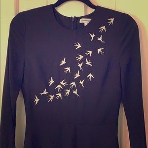 Warehouse black asymmetrical dress